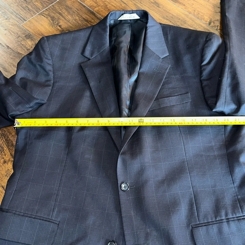 Jos A Bank Vintage Classic Blue Pinstripe Men's Blazer 44L